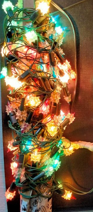 100 vecchie palline di Natale