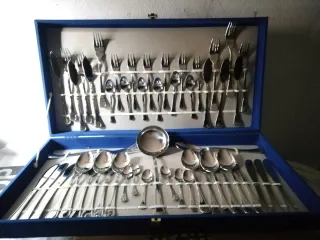 Cubertería 24 piezas acero inoxidable