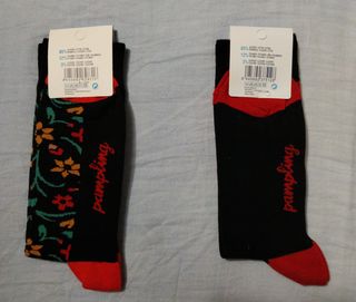 Coppia calzini Pampling Psyco Bunny + Fiori