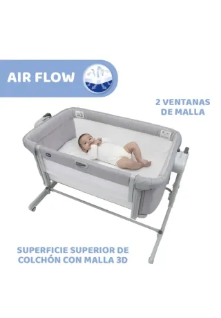 Minicuna Chicco Next2Me Magic Gris