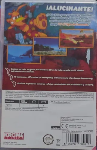 Ty the Tasmanian Tiger HD Nintendo Switch