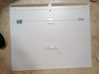 Mesa plegable pared Ikea blanca 74x60