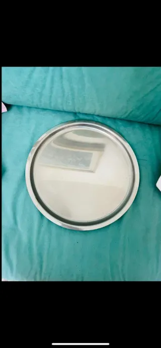 Vassoio rotondo in metallo