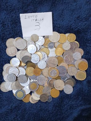 (LOTTO 3) UN KILO DI MONETE IN LIRE ITALIANE