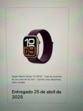 Apple Watch Series 10 GPS Rosa 42mm