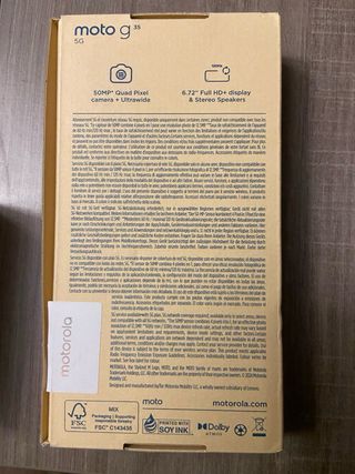 Motorola Moto G35 5G 128GB Nuovo di zecca.