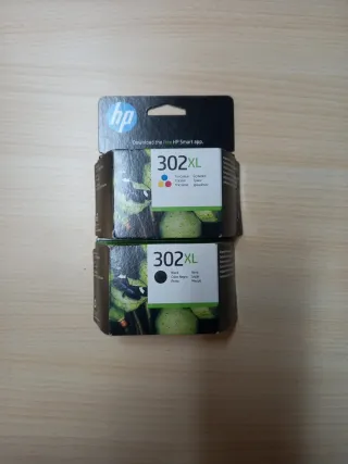 Pack 2 Cartuchos HP 302XL Negro y Color
