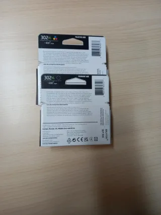 Pack 2 Cartuchos HP 302XL Negro y Color