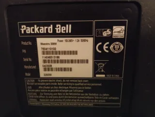 Monitor Packard Bell 21 Negro/Plata