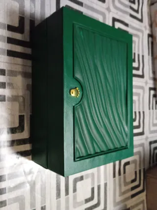 Scatola per orologio Rolex verde