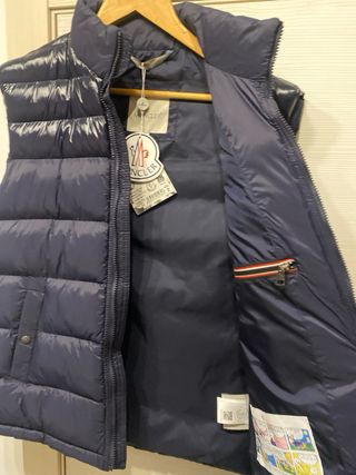 Chaleco Moncler Azul Marino