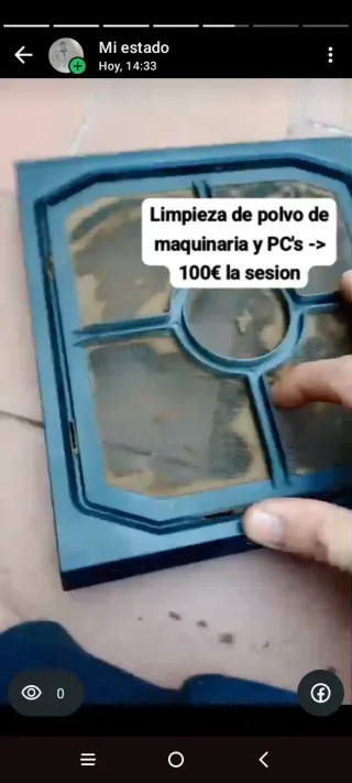 Limpieza a fondo de PC's polvo, tambien maquinaria