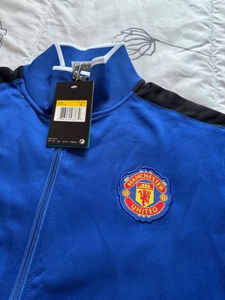 Sudadera Retro Manchester United Nike Azul