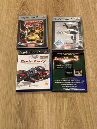 Pack PS2 slim plata con juegos, buzzers y pistola