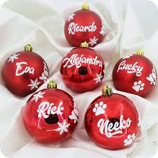 Bola Navidad Personalizada Huella Tobi