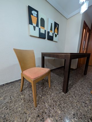 Mesa Comedor Extensible y 6 Sillas