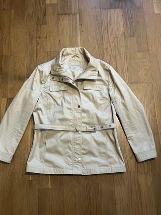 Casaco Massimo Dutti Bege vintage trench style