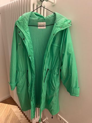 Impermeabile imbottito Americana Vintage verde