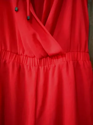 Mono corto rojo mujer