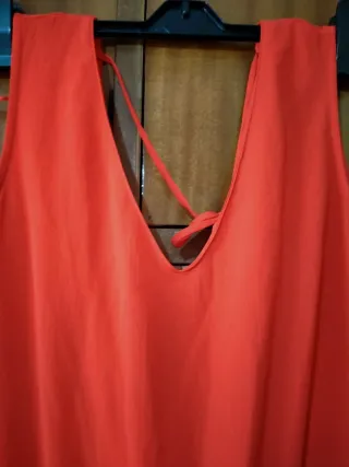 Mono corto rojo mujer