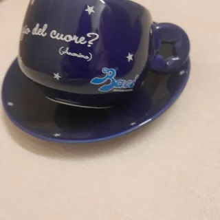 4 Tazzine + piattini Baci Perugina Anni '80