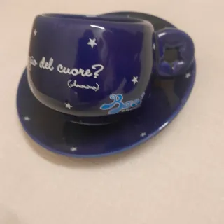 4 Tazzine + piattini Baci Perugina Anni '80