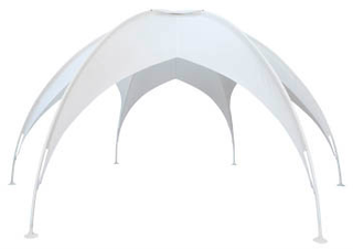 Tenda da Giardino Bianca 6x3m