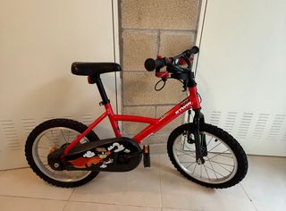 Bicicleta infantil B'twin 16 roja