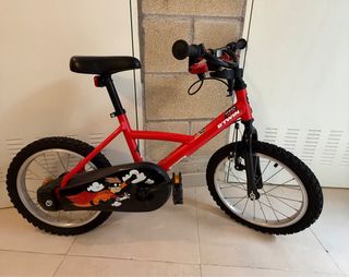 Bicicleta infantil B'twin 16 roja