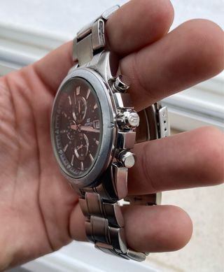 Reloj Casio Edifice Cronógrafo Negro/Plata