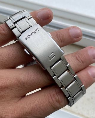 Reloj Casio Edifice Cronógrafo Negro/Plata