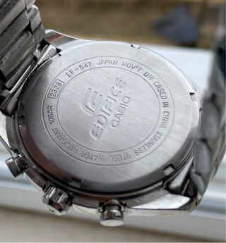 Reloj Casio Edifice Cronógrafo Negro/Plata