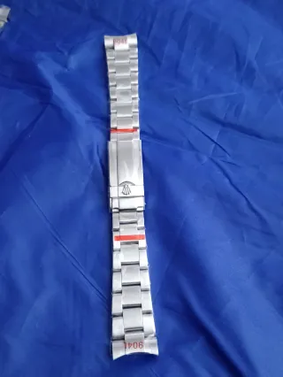 Correa de reloj Rolex Plata