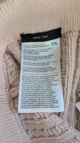 Pantaloni C&A a punto intrecciato da donna