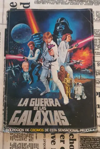 Album cromos di Star Wars La Guerra delle Galassie