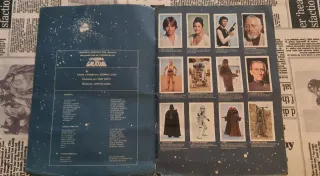 Album cromos di Star Wars La Guerra delle Galassie
