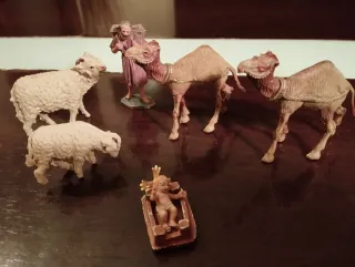 Figuras Belén Nacimiento Reyes Magos Ovejas