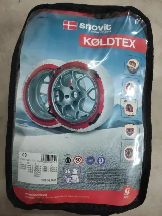 Cadenas textiles Snovit Koldtex sin estrenar