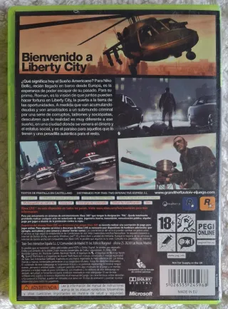 Juego Xbox 360 Grand Theft Auto IV