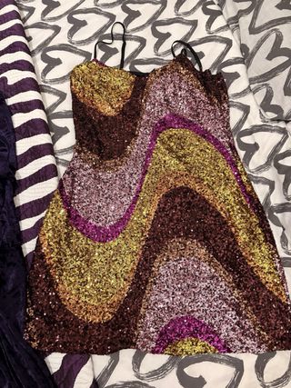 Vestidos fiesta Stradivarius y Mango Talla L