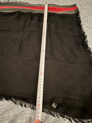 Sciarpa in seta Gucci blu navy