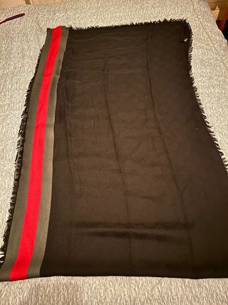 Sciarpa in seta Gucci blu navy