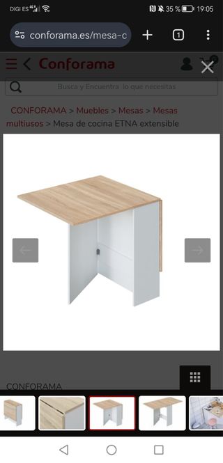 Tavolo da cucina ETNA estensibile nuovo