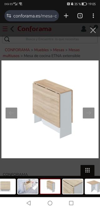 Tavolo da cucina ETNA estensibile nuovo