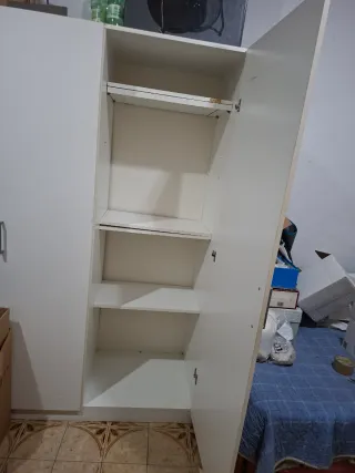 Armario Blanco IKEA con 5 Estantes