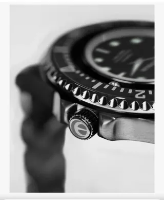 Reloj Eutour Negro Acero Inoxidable