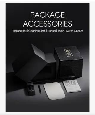 Reloj Eutour Negro Acero Inoxidable