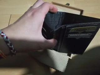 Cartera Pielnoble Negra Hombre