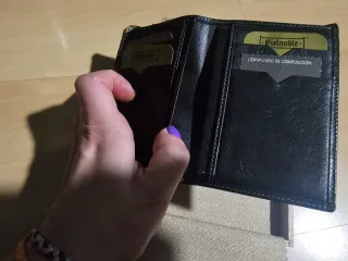 Cartera Pielnoble Negra Hombre