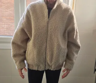 Bomber beige donna taglia unica